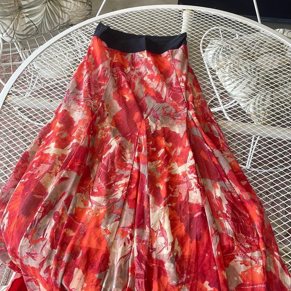 Lapis flowey long skirt size medium